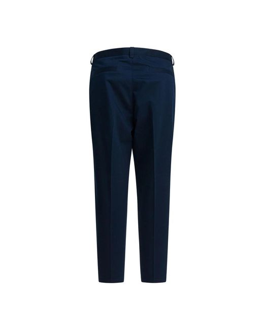 Brunello Cucinelli Blaue Tapered Hose Sauberes Design in Blue für Herren