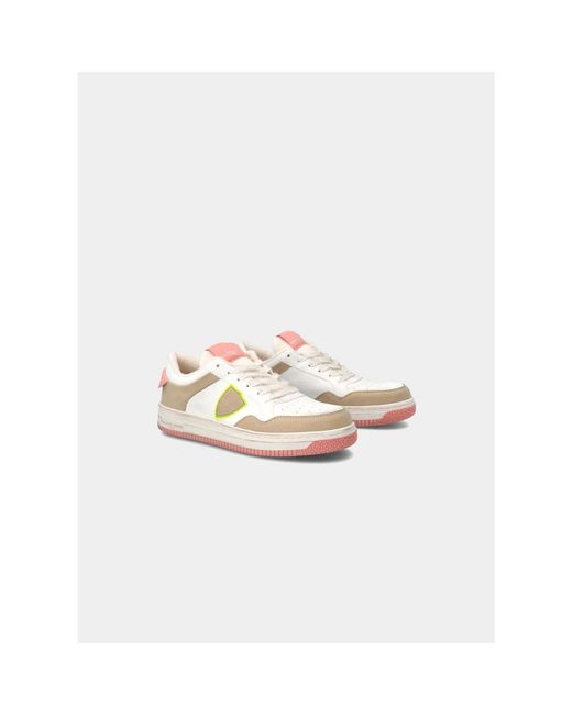 Philippe Model Sneakers in het White