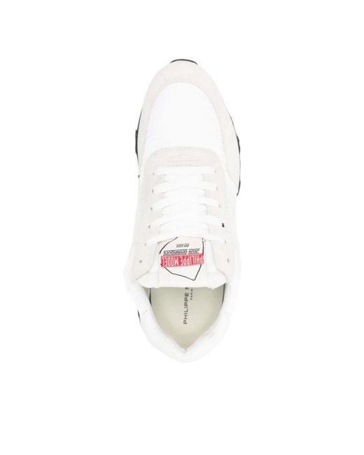 Philippe Model Schoenen ,Wit ,Leer Tilu Sneaker in het White voor heren