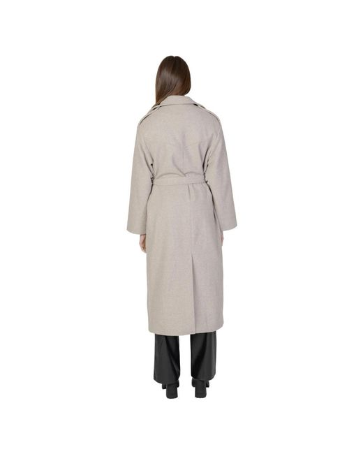 ONLY Gray Trench Coats