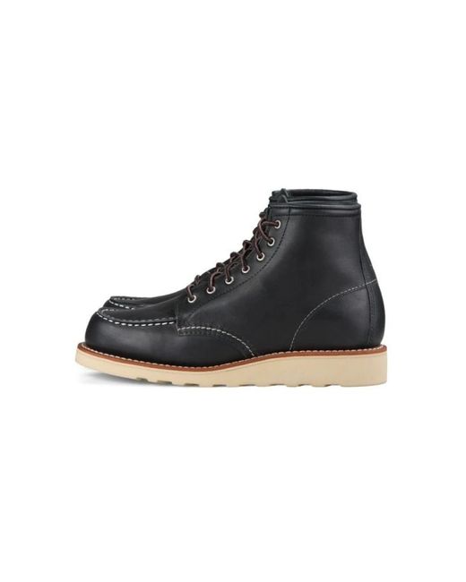 Lace-Up Boots di Red Wing in Black da Uomo