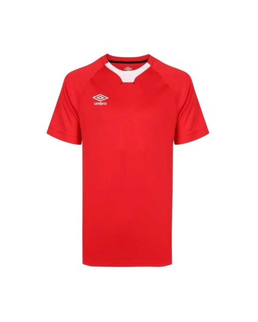 Umbro T-shirts,rugby trikot teamwear in Red für Herren