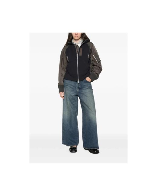 Zip-Throughs Sacai de color Black