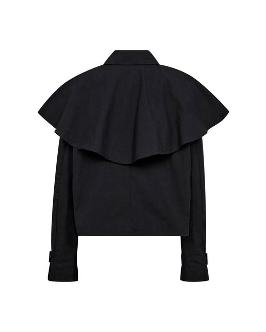 Light Jackets co'couture de color Black