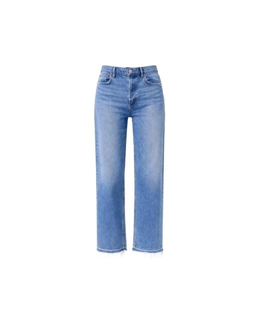 Agolde Blue Cropped Jeans