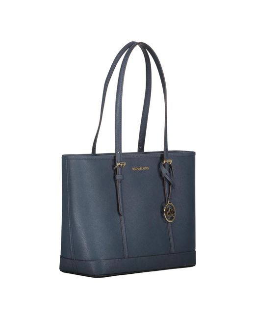 Michael Kors Blue Klassische Ledertasche