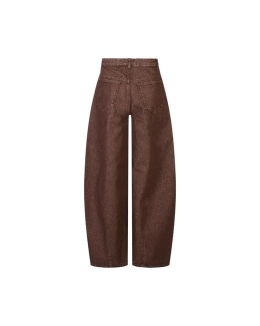 Jacquemus Brown Wide Jeans