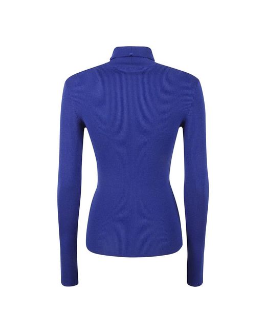 Burberry Blue Turtlenecks