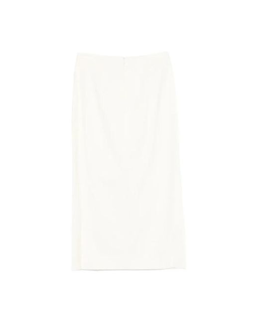 Midi Skirts Rohe de color White