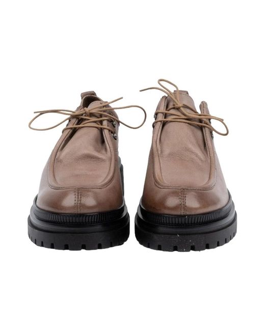 Mjus Brown Lace-Up Boots