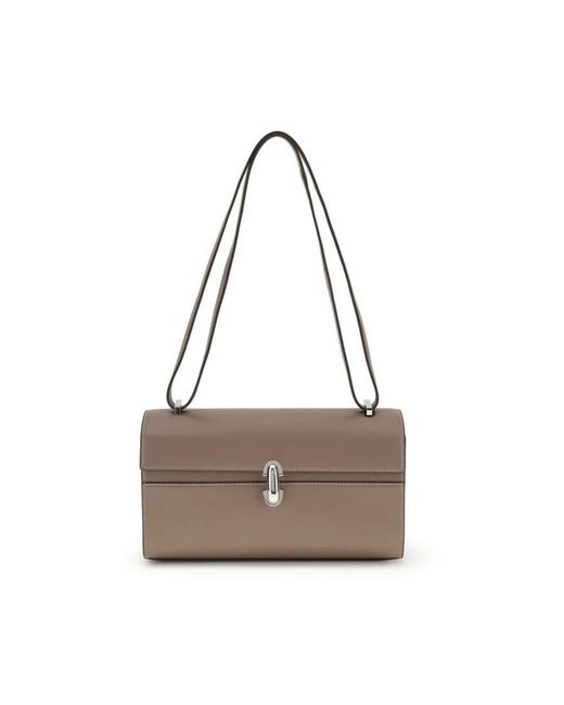 SAVETTE Brown Shoulder Bags