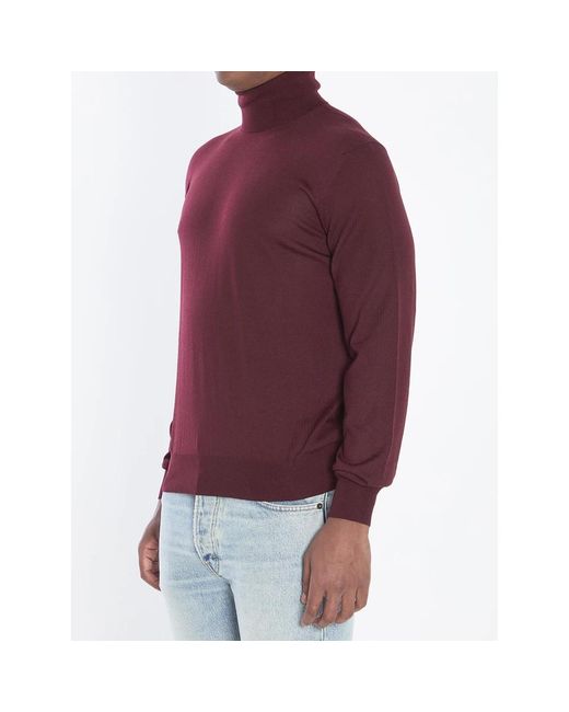 Saint Laurent Red Turtlenecks for men