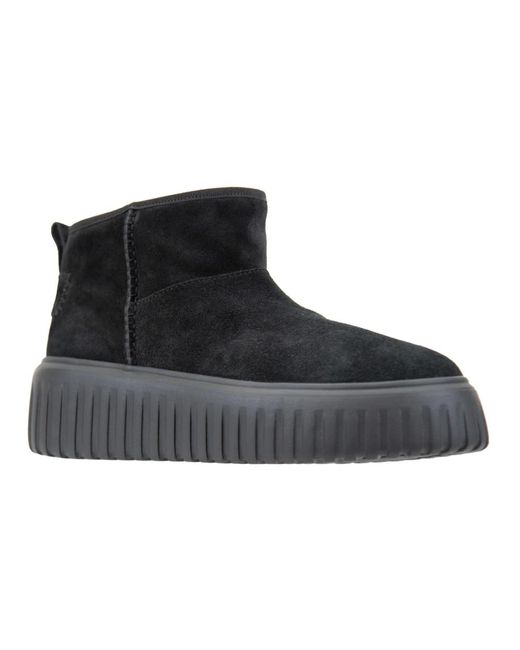 Hogan Black Winter Boots