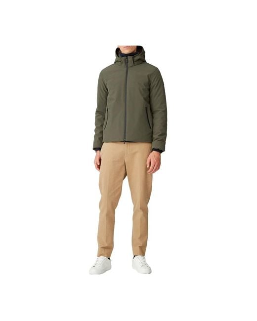 Ciesse Piumini Militair Groene Hoodie Jas Herring Model in het Green voor heren