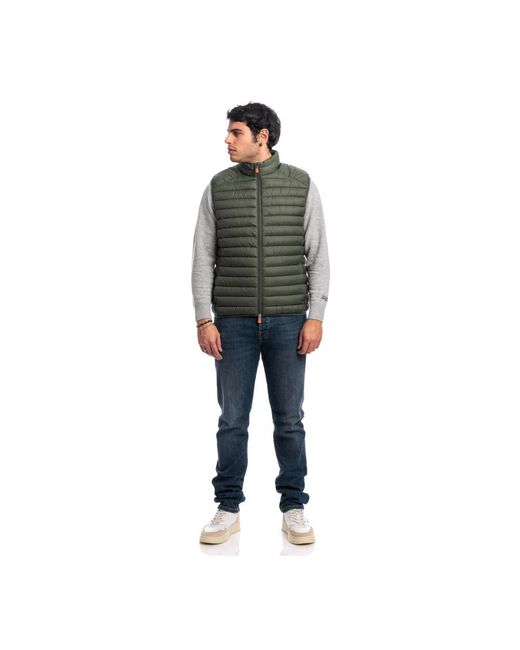 Save The Duck Gray Waistcoats for men