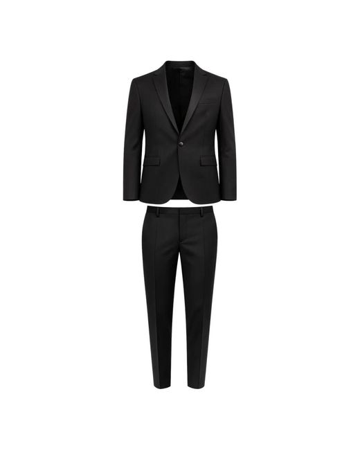 Calvin Klein Black Single Breasted Suits for men