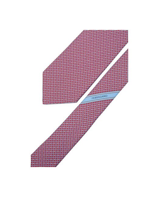 Ferragamo Ties in het Purple voor heren