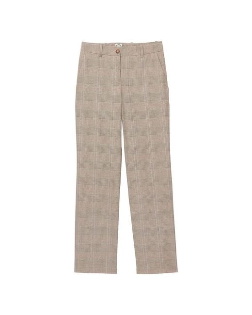 Straight Trousers di Ines De La Fressange Paris in Gray