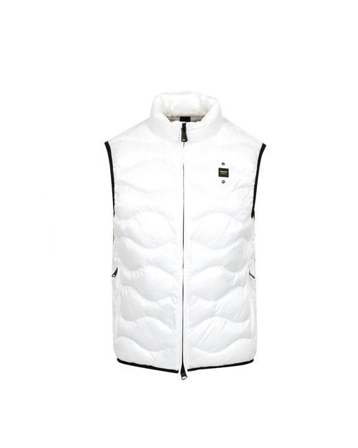 Vests Blauer pour homme en coloris White