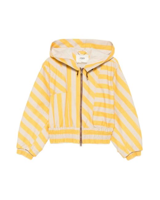 Fendi Yellow Light Jackets