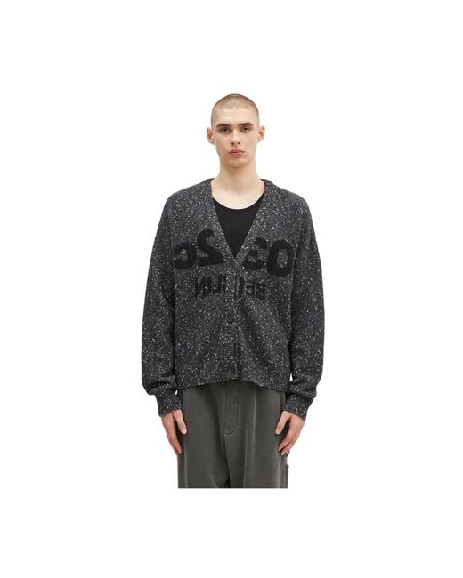 032c Cardigans in het Black voor heren