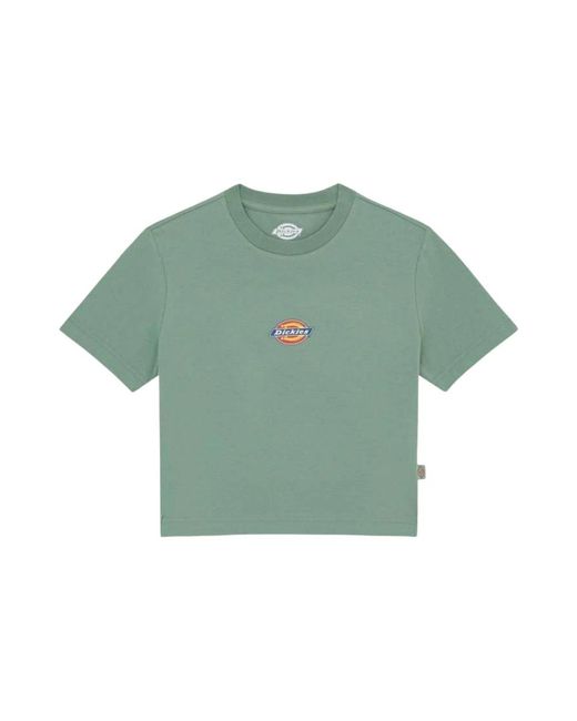 Dickies Tops ,Groen ,Katoen Retro Maple Valley T-Shirt in het Green