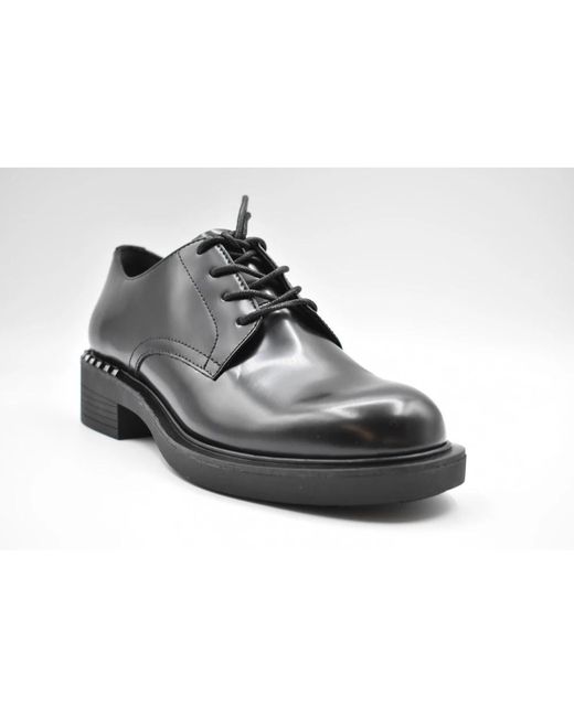 Ash Black Schwarze Schnürschuhe Für Damen