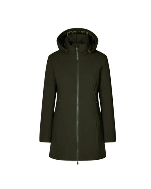 Save The Duck Green Grüne Rachel Parka Plumtech Jacke