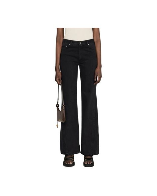 Straight Jeans A.P.C. de color Black