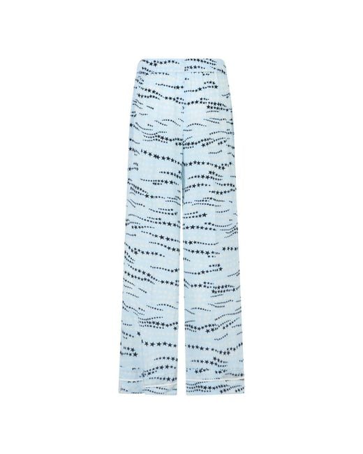 RED Valentino Blue Straight Trousers