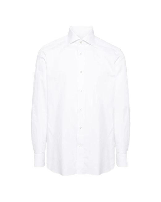 Zegna White Formal Shirts for men