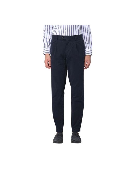 Tommy Hilfiger Blaue Plissierte Hose Stilvoll Vielseitig in Blue für Herren
