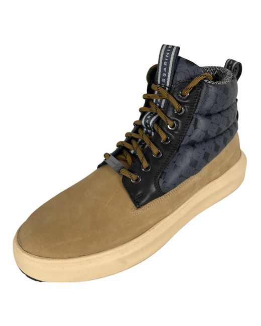 Baldessarini Black Lace-Up Boots for men