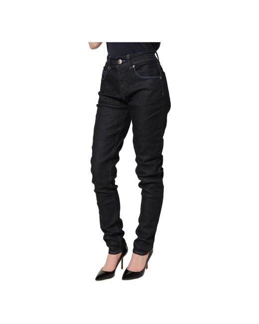 Acht Black Skinny Fit Jeans