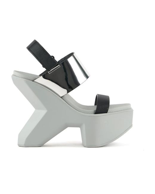 United Nude Gray High Heel Sandals