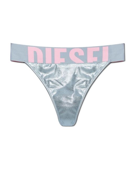 DIESEL Badmode ,Blauw ,Onderkant Van Badpak in het Blue
