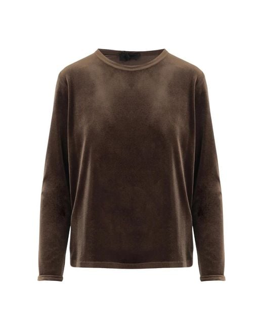 F.it Brown Long Sleeve T-Shirts
