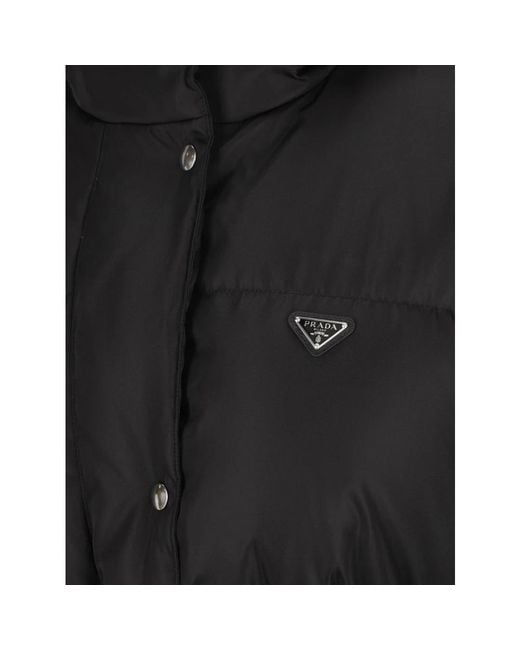 Prada Black Down Coats