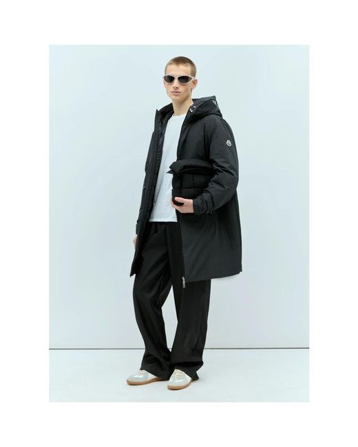 Moncler Coats in Black für Herren