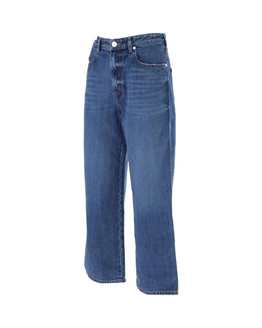 PT01 Blue Wide Jeans