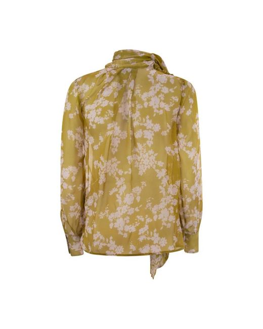 Elisabetta Franchi Metallic Blouses