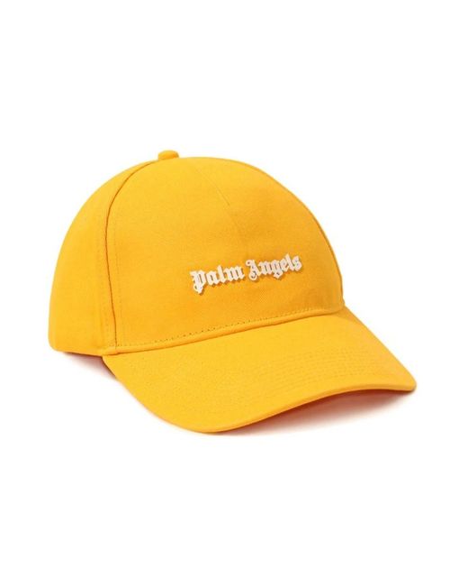 Palm Angels Yellow Caps for men