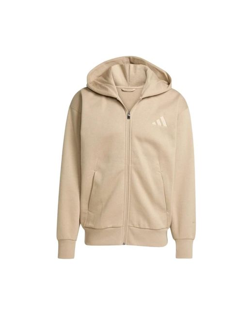 Adidas Zip-Throughs in het Natural