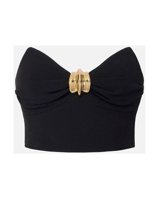 Elisabetta Franchi Blue Sleeveless Tops