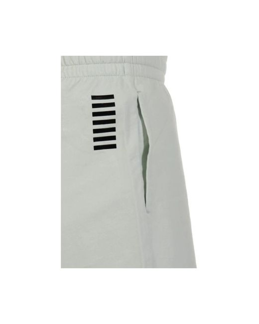 EA7 Korte Broeken ,Groen ,Katoen Bermuda Shorts in het Gray voor heren