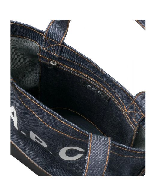 A.P.C. Black Shopping Bags