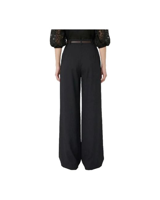 Max Mara Mstfarea Wijde Broek in het Black