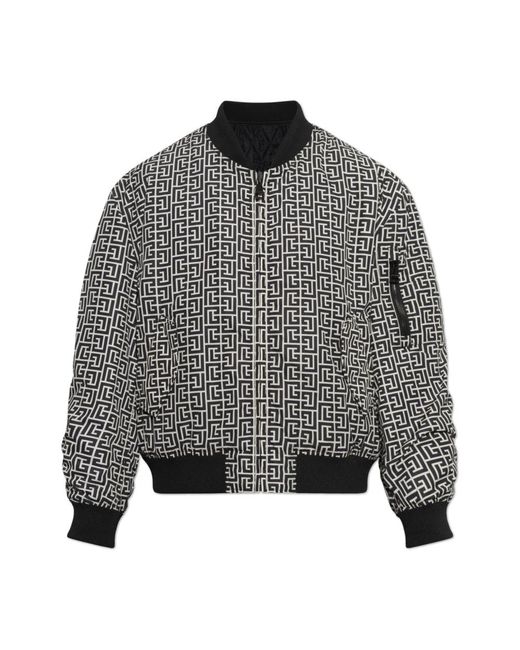 Bomber Jackets Balmain pour homme en coloris Gray