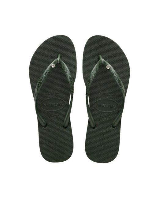 Havaianas Green Kristall Flip Flops