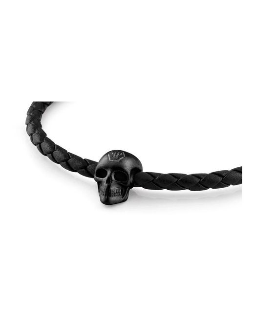 Bracelets Philipp Plein de hombre de color Black